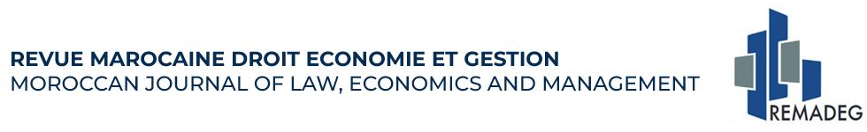 Revue Marocaine Droit Economie et Gestion (Moroccan Journal of Law, Economics and Management)